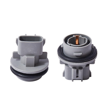 Autycle Front Turn Signal Bulb Holder Gray 2pcs Toyota Highlander Land Cruiser