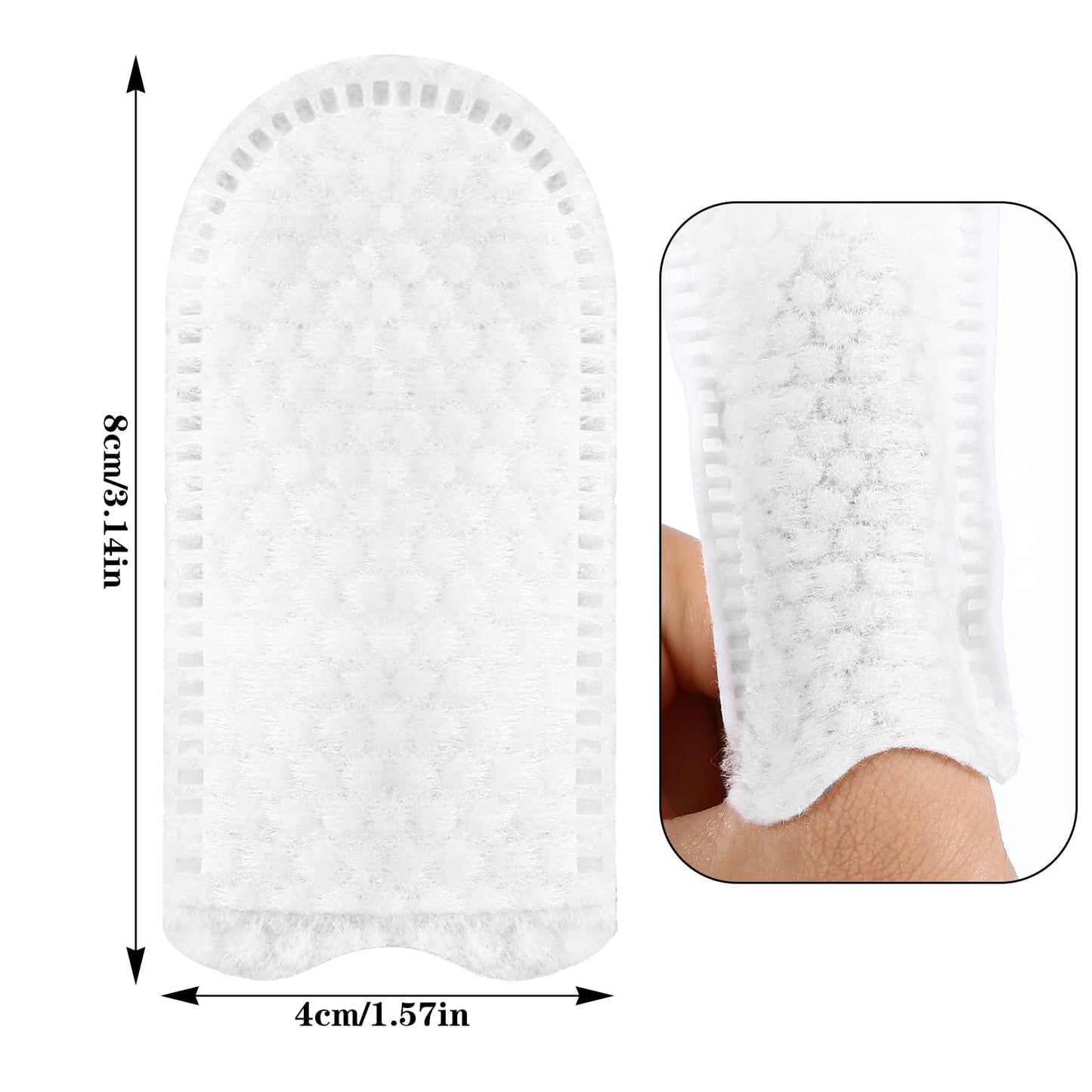 Aeaocvo Cotton Finger Cots Disposable Sweat Resistant Comfortable 100 Pcs