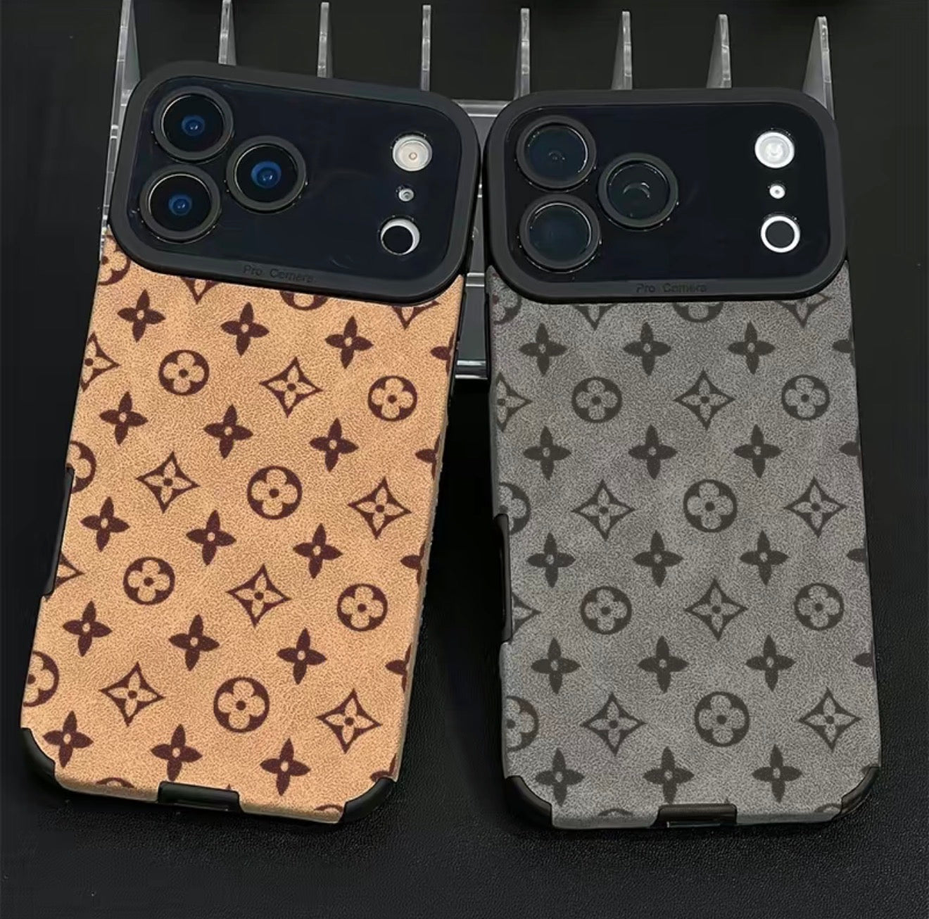 Vintage Bloom Fur Phone Case