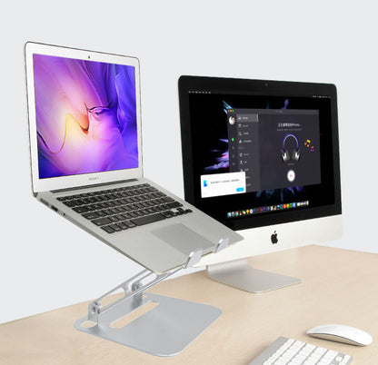 Durable Simple Aluminum Alloy Laptop Cooling Stand Foldable Portable Tablet Stand