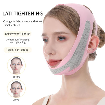 CGYISOL Graphene V Line Lifting Mask Adjustable Double Chin Reducer Pink