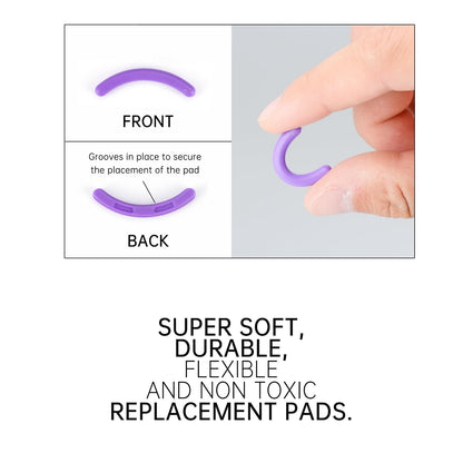 24PCS Eyelash Curler Refills Pads Silicone Compatible with Real Techniques