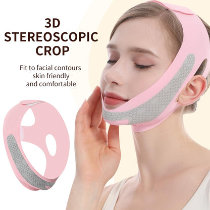 CGYISOL Graphene V Line Lifting Mask Adjustable Double Chin Reducer Pink