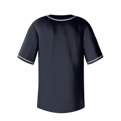 Aizqaoalk Baseball Jersey Men Short Sleeve Button Down Black Size 3X-Large