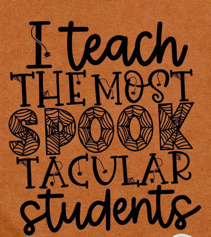 CQF Halloween Teacher Shirt Women Funny Fall Teacher Tee Size XL