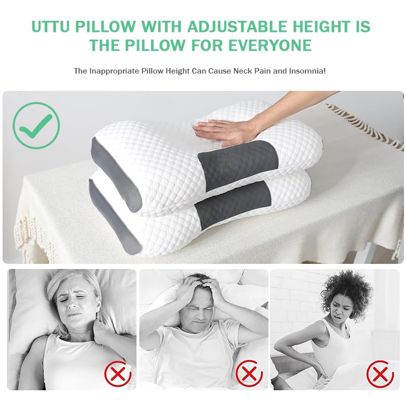 PainEase Neck Shoulder Massage Pillow Ergonomic Support White 19x29 Inch 1pc