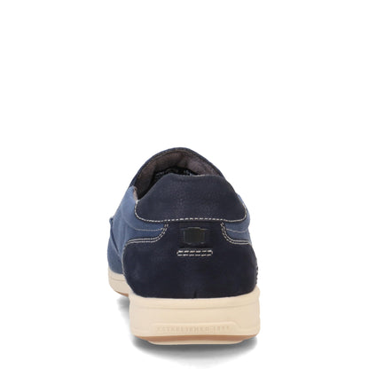 Florsheim Lakeside Canvas Moc Toe Slip-On Navy Nubuck 7W 3E Size 7W