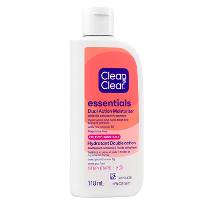 BestBy09/26 Clean & Clear Oil-Free Dual Action Moisturizer 4 fl oz 118ml