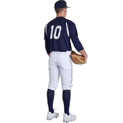 Champro Triple Crown 2.0 Baseball Knickers with Braid Grey Scarlet Size XL