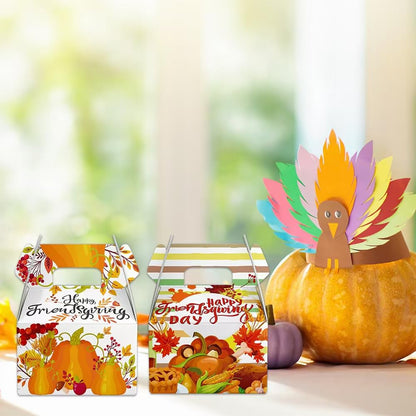 Generic Friendsgiving Gift Bags Thanksgiving Party Favors Orange 12 Pack