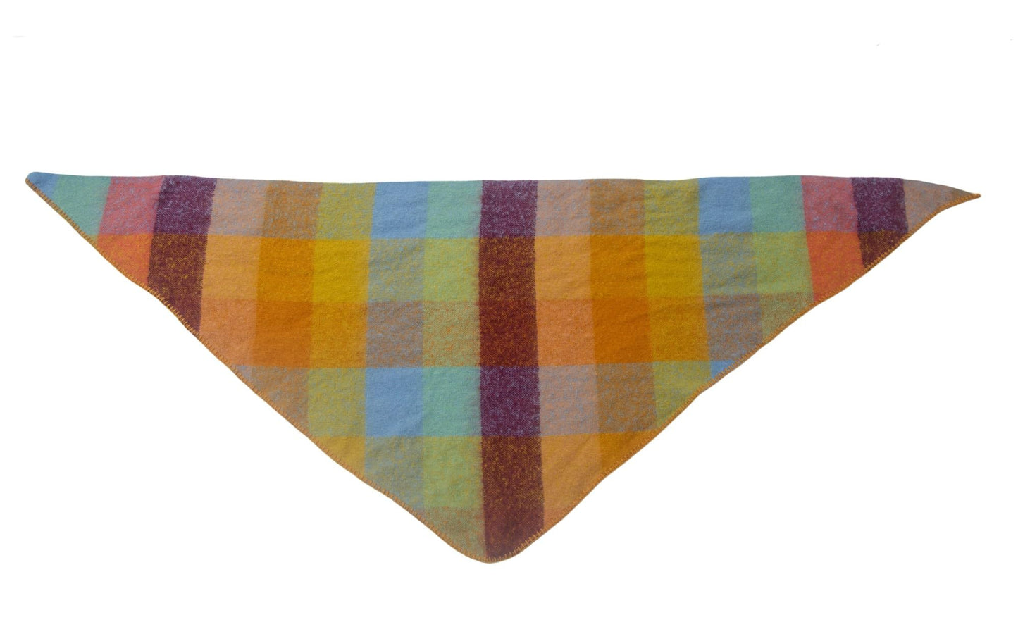 Wander Agio Women Shawl Winter Wrap Cashmere Plaid Scarf Yellow Blue Pink 6