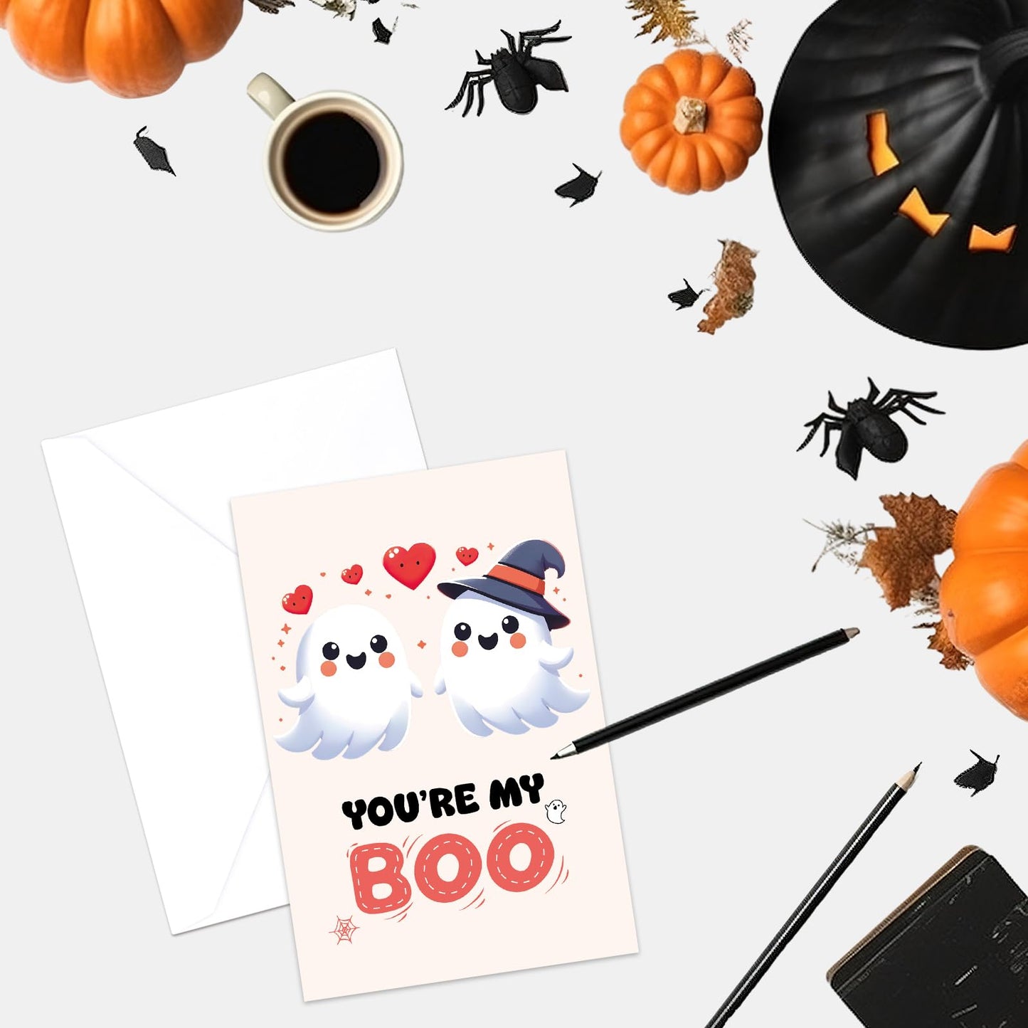 Treasure Cove Halloween Cartoon Greeting Card Multicolor 1 Pack