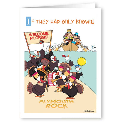 Stonehouse Collection 2-Pack Funny Thanksgiving Greeting Cards Turkey Assorted