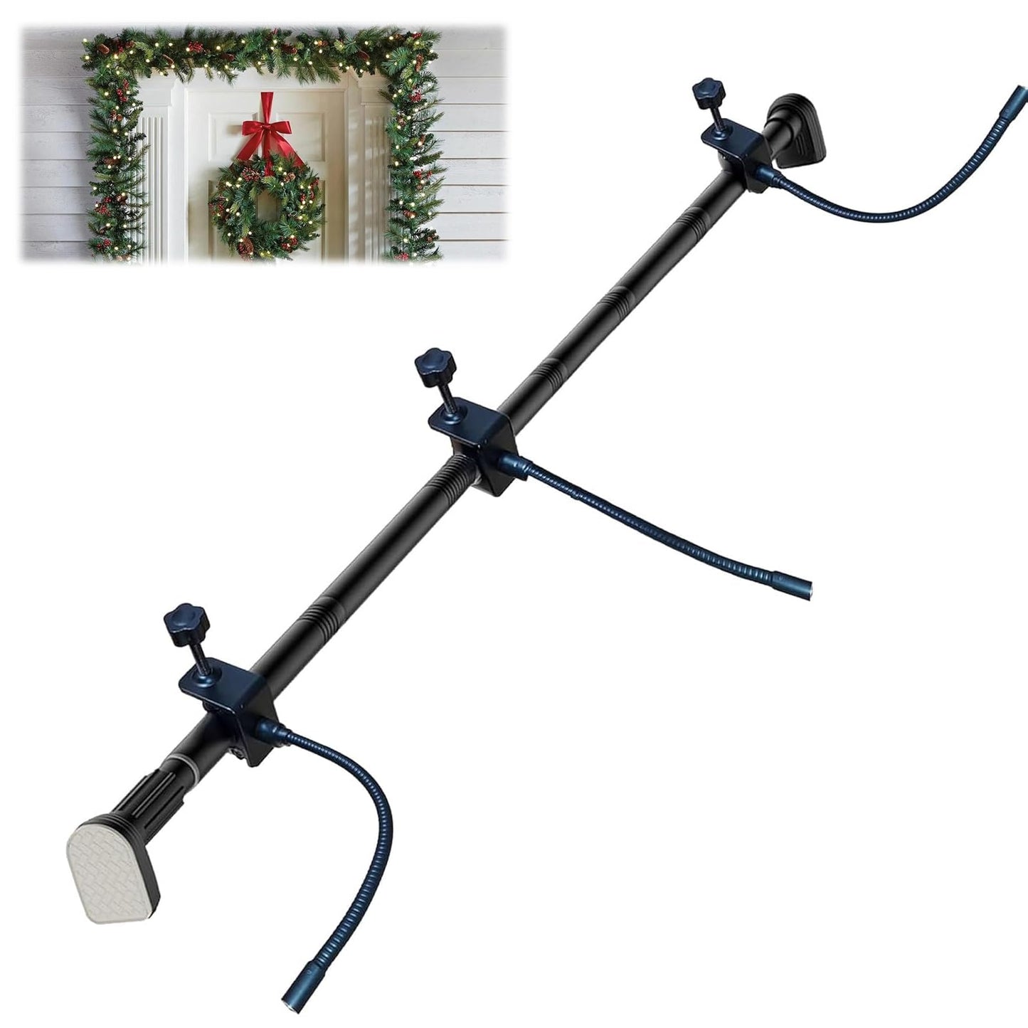 Garland Hanger Front Door Adjustable 32-39in Load 20lbs No Screws Drilling