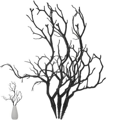 MAGICLULU Artificial Coral Branch for Headdress Black 36x17cm