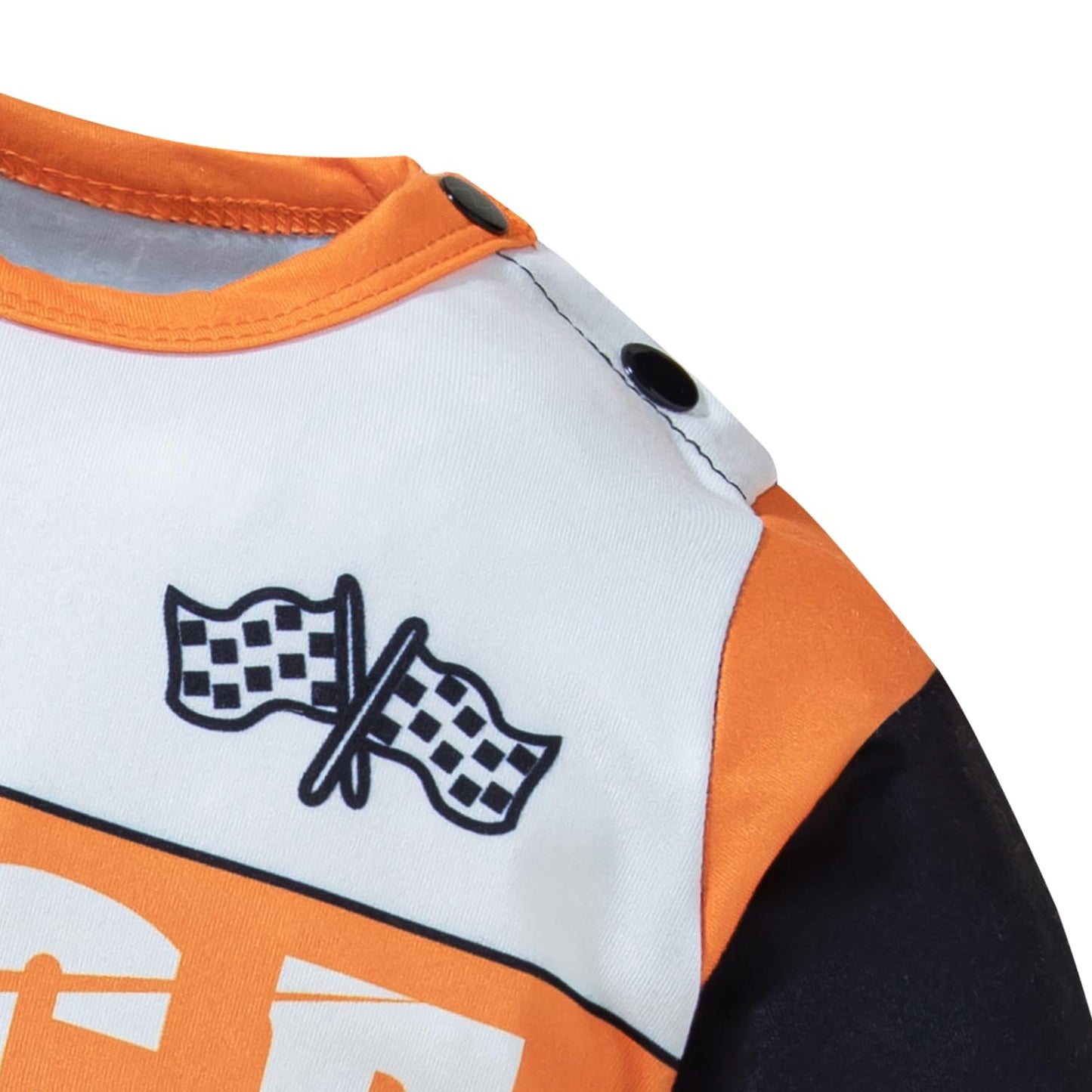 Yruiz Toddler Halloween Race Car Driver Costume Outfit Hat Orange Size 18-24M