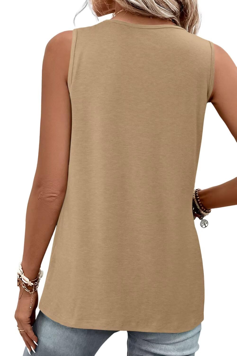 KISSMODA Women's Summer Floral Henley Top Royal Blue Size X-Large