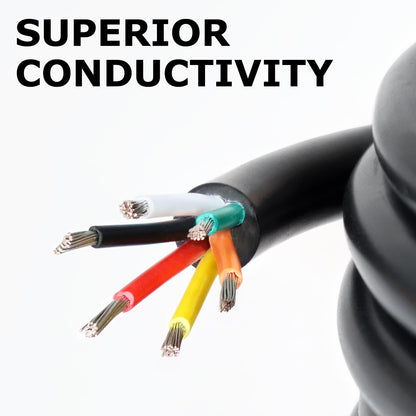 LEDLampsWorld 20 Gauge 7 Conductor Electrical Wire 32.8FT PVC Thermostat Wire