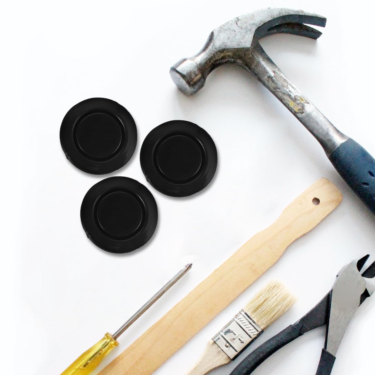 Homoyoyo 10PCS Car Rear Bumper Radar Hole Cover Plastic Plugs Black