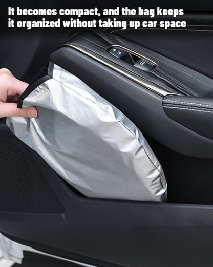 Sunset Beach Windshield Sun Shade for Toyota Prius Hatchback 2016-22 Foldable