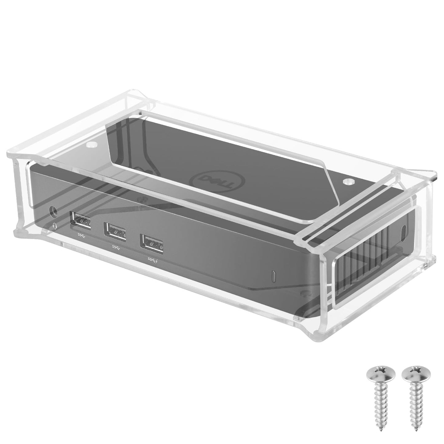 CaSZLUTION Docking Station Mount Clear for Dell D3100 Dock Holder