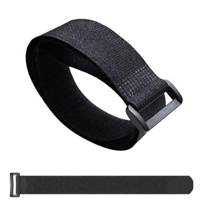 YUGYUM Golf Cart Fan Strap Reusable Adjustable Nylon Cinch Tie Black