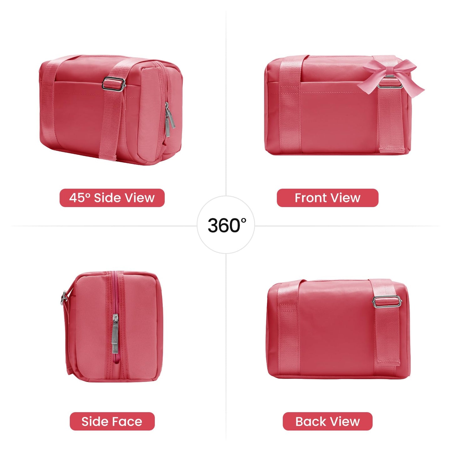 MEXS Mini Waterproof Gym Tote Bag for Women Small Rose Sports Duffel
