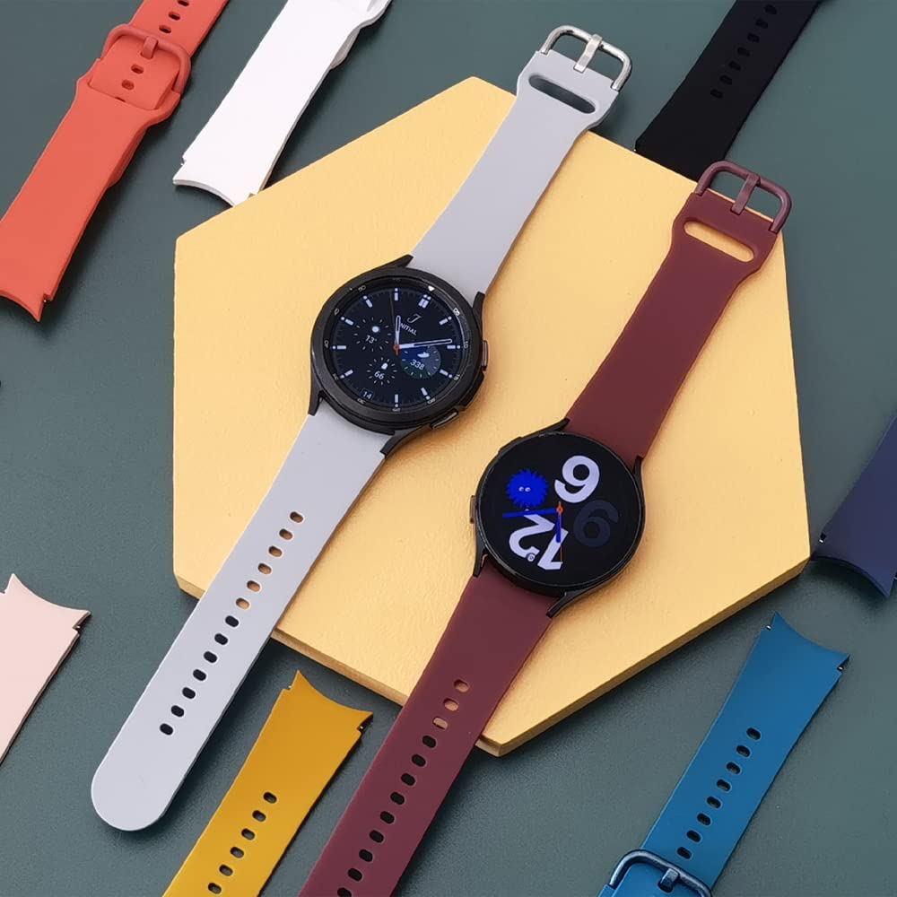 Apbands Silicone Sport Strap for Samsung Galaxy Watch 20mm Black