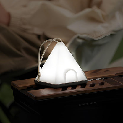 NPJGKY Portable Hanging Tent Night Light Desk Lamp Touch Dimmable Timer White