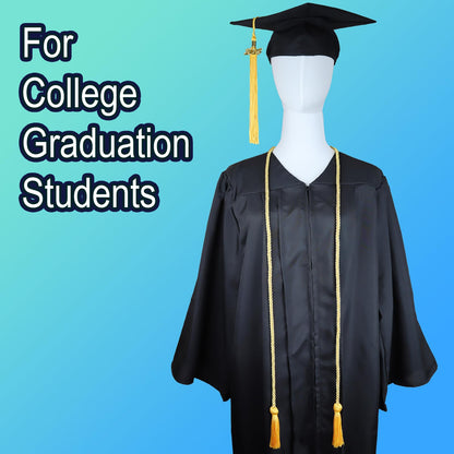 FOMOMDI Graduation Honor Cord 68" Black Red College Graduation