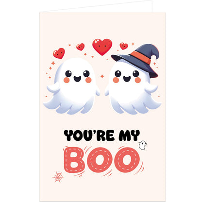 Treasure Cove Halloween Cartoon Greeting Card Multicolor 1 Pack