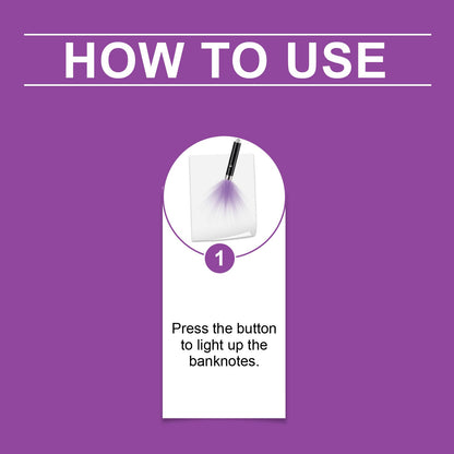 Uv Detector, Portable Uv Detector Light Mini Practical Anti-Counterfeiting Detector