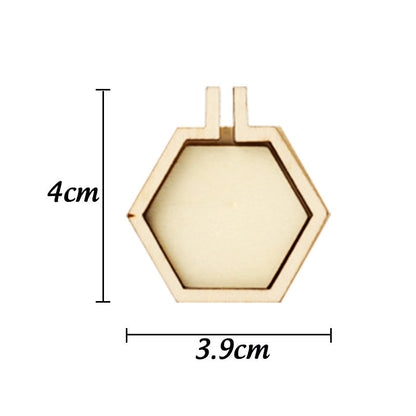 Wooden Mini Embroidery Frame Ornament