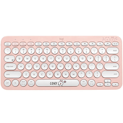 Logitech K380 Mini Bluetooth Wireless Keyboard Tablet Phone Pebble2+K390 Set