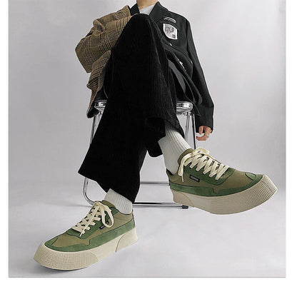 Low-top Platform Student Sneakers: Casual and Breathable