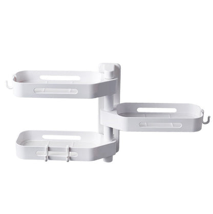 Rotating Wall Mounted Storage Box Punch Free Plastic