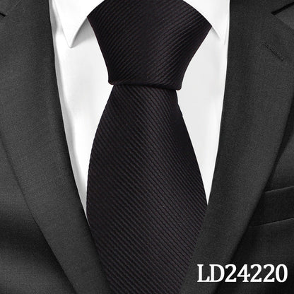 instripe Classic Polyester Tie Set, 6cm Necktie