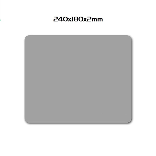 Aluminum Alloy Smooth Mouse Pad 240x180/300mm Hard Metal Slim Desk Mat Rubber Anti-slip Bottom Speed Control Mousepad For Gaming