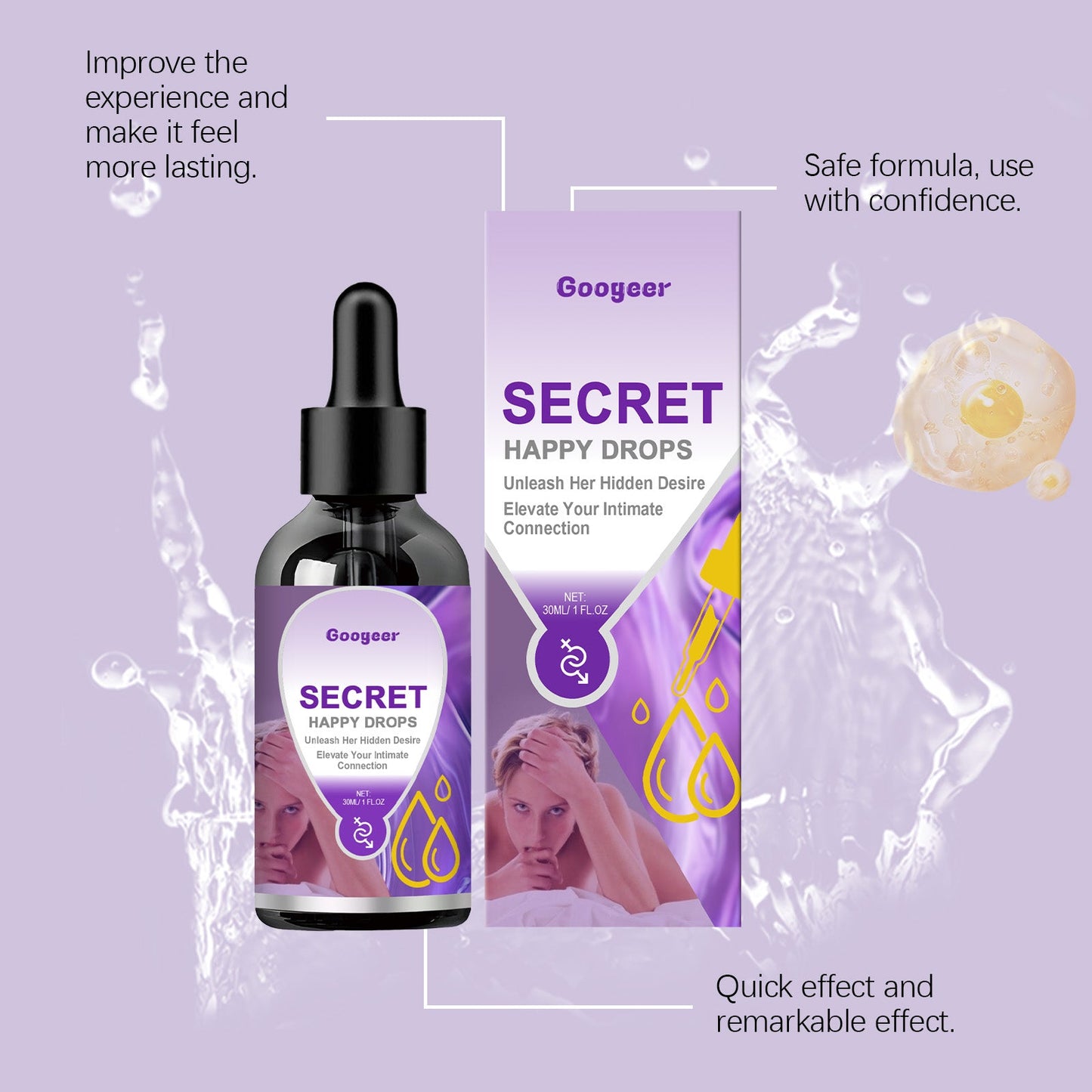 Secret Happiness Drops, Body Supplement Secret Happiness Drops Body Care