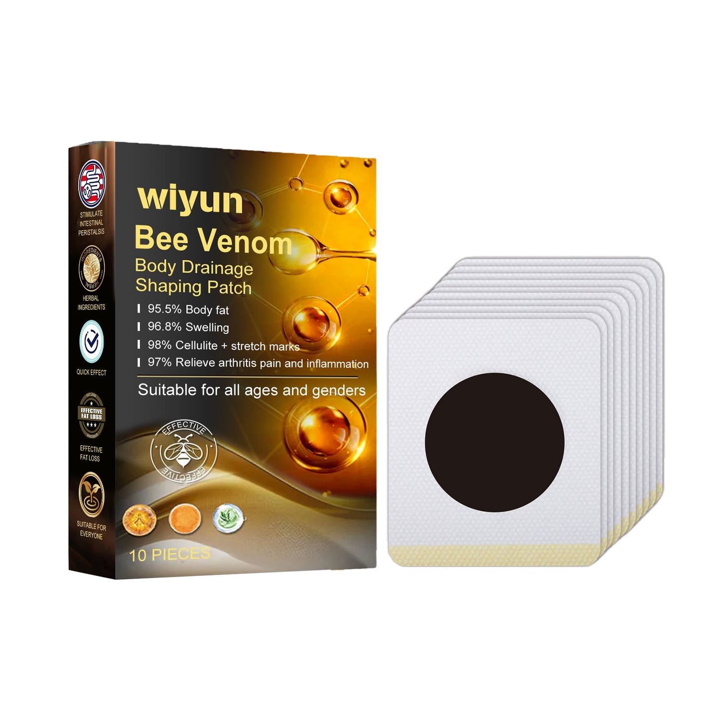 Bee Venom Beauty Considerate, Lazy Body Beauty Navel Paste Moisturizing Tight Skin Care Show Charm Body Care Paste