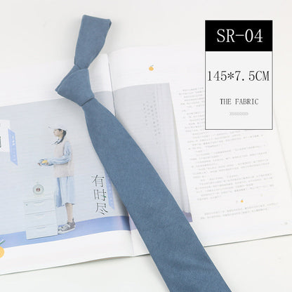 Korean Style Casual Suede Macaron 7cm Hand Tie