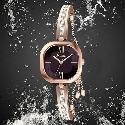 Women's Alloy Chain Strap Light Luxury Bracelet Watch