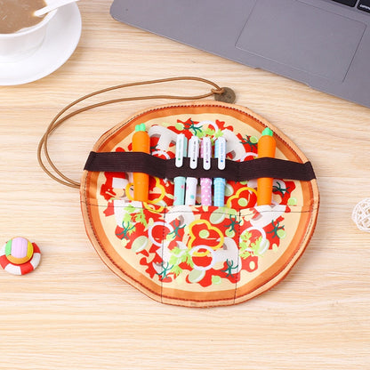 Stationery box fun pancake man student personality pencil case simulation pencil storage box