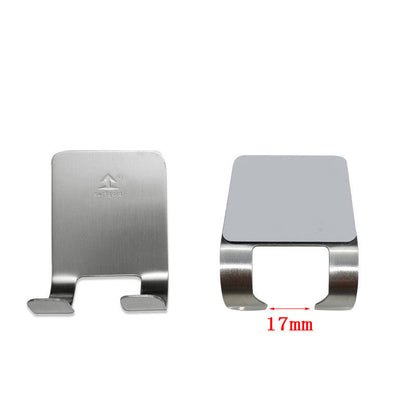 Stainless steel wall-mounted razor rack