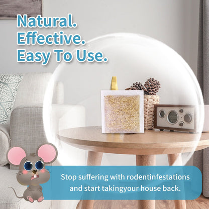 Natural Mouse Rodent Pouch Pest Control Anti Mouse Trap Repel Mice from Nesting & Freshen Air Cinnamon/Peppermint Oils