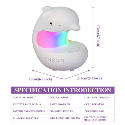 Mobile Phone Wireless Charging Small Night Lamp Bedroom Bedside