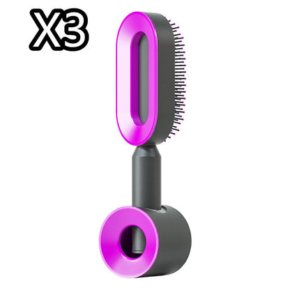 Self Cleaning Hair Brush One-key Airbag Massage