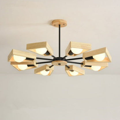 Solid wood bedroom Chandelier