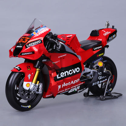 Meichi Figure 1:6 Ducati Grand Motorcycle Simulation Alloy Motorcycle Racing Ornament Toy Model