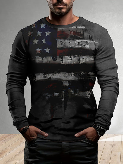 European American Long Sleeve Casual XINGX Print